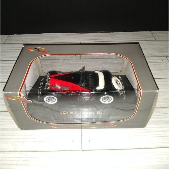 1/32 Signature Models 1935 Duesenberg SSJ Black & Red Collectible Diecast Car - Picture 1 of 9